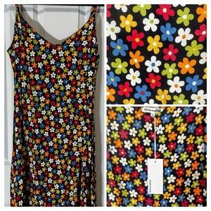 Reformation Crimini Slip Dress Danica Floral NEW 12 NWT Casual Flowers Designer